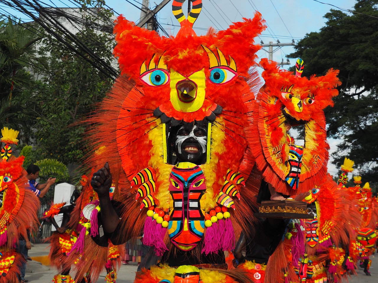 ATI-ATIHAN festival IN KALIBO, philippinen
