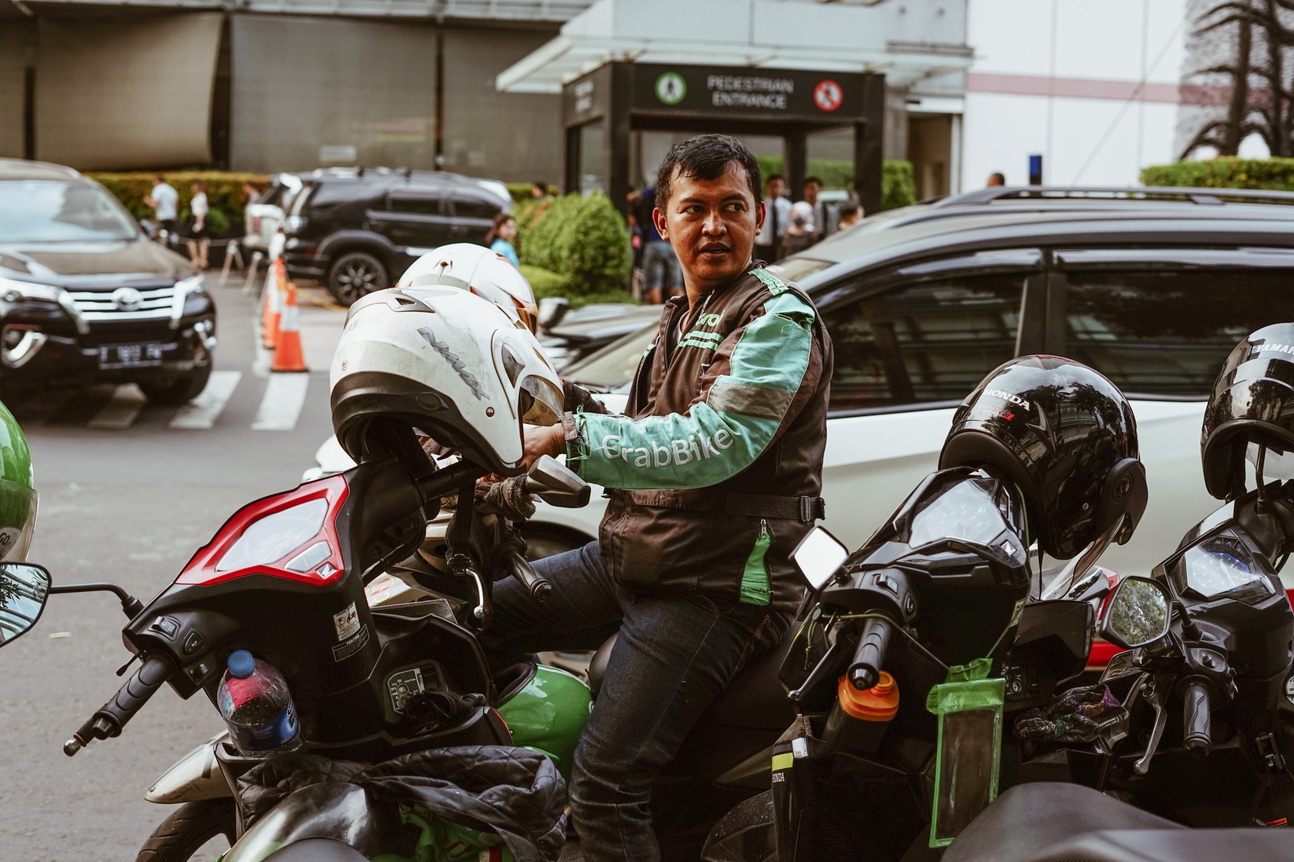 Motorrad taxi sicherheit in vietnam