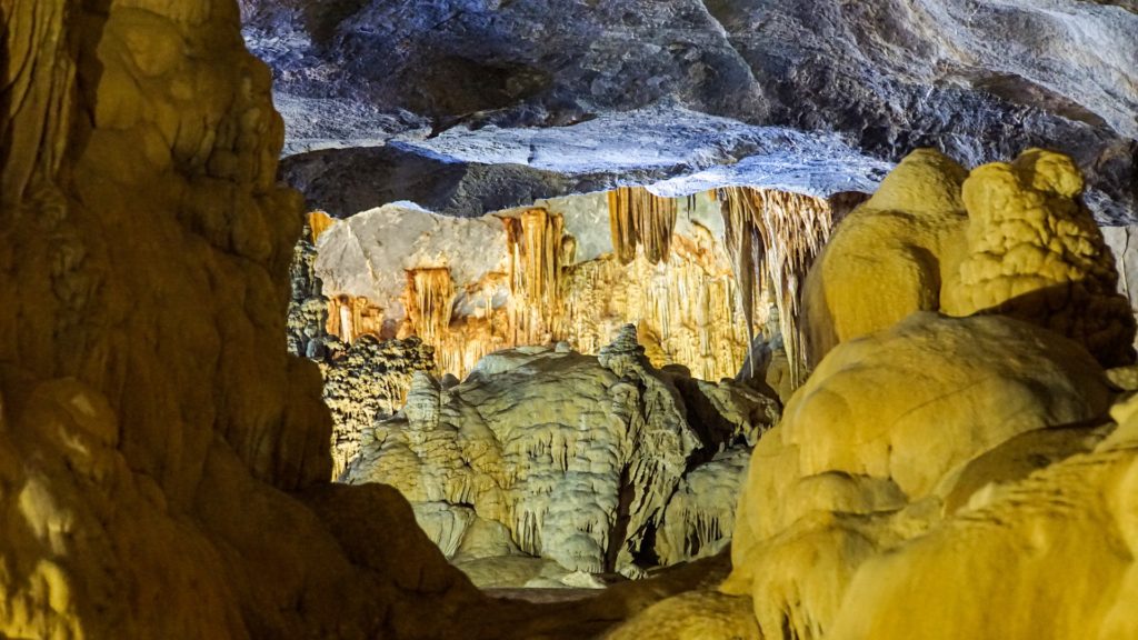 phong nha caves vietnam , spelunking